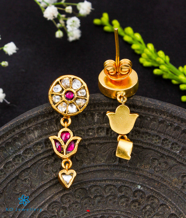 Beautiful Multicolour Bridal Traditional Stone Stylish Kundan Earrings /  Jhumka For Girls / Women ( Pack of 1 Pair )